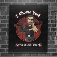 Load image into Gallery viewer, Shirts Posters / 4"x6" / Black Negan Chooses You