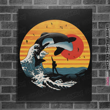 Load image into Gallery viewer, Shirts Posters / 4"x6" / Black The Great Killer Whale