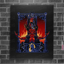 Load image into Gallery viewer, Daily_Deal_Shirts Posters / 4"x6" / Black Enter The Darkness