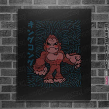 Load image into Gallery viewer, Shirts Posters / 4&quot;x6&quot; / Black Tiny Kong
