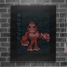 Load image into Gallery viewer, Shirts Posters / 4"x6" / Black Tiny Kong
