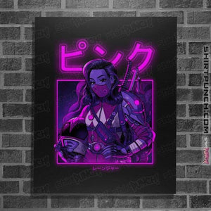 Shirts Posters / 4"x6" / Black Pink Neon