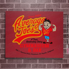 Load image into Gallery viewer, Shirts Posters / 4"x6" / Red Average Joes Gym