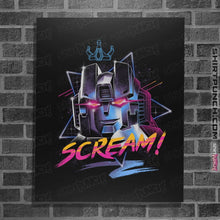 Load image into Gallery viewer, Shirts Posters / 4"x6" / Black Scream!