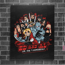 Load image into Gallery viewer, Daily_Deal_Shirts Posters / 4"x6" / Black Fullmetal Pilgrim