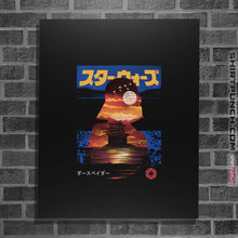 Load image into Gallery viewer, Shirts Posters / 4"x6" / Black Edo Vader
