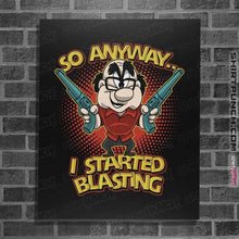 Load image into Gallery viewer, Shirts Posters / 4"x6" / Black Blasting