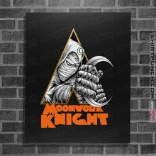 Load image into Gallery viewer, Secret_Shirts Posters / 4"x6" / Black Moonwork Knight