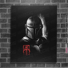 Load image into Gallery viewer, Shirts Posters / 4"x6" / Black Mando Ink
