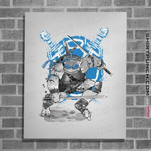 Load image into Gallery viewer, Daily_Deal_Shirts Posters / 4"x6" / White Leonardo Sumi-e