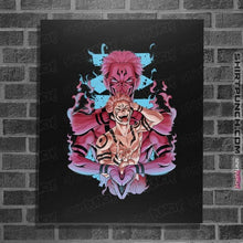 Load image into Gallery viewer, Secret_Shirts Posters / 4"x6" / Black Sukuna