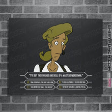 Load image into Gallery viewer, Secret_Shirts Posters / 4"x6" / Dark Heather Who Wants To Be A Pirate