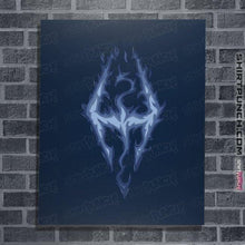Load image into Gallery viewer, Shirts Posters / 4"x6" / Navy Fus Ro Dah Blue