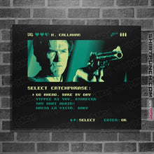 Load image into Gallery viewer, Shirts Posters / 4"x6" / Black Make My Day