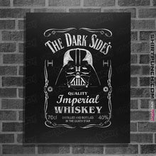 Load image into Gallery viewer, Daily_Deal_Shirts Posters / 4"x6" / Black The Dark Side's Whiskey