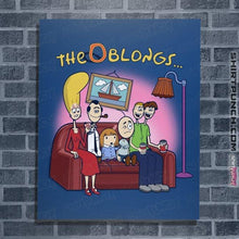Load image into Gallery viewer, Daily_Deal_Shirts Posters / 4"x6" / Royal Blue The Oblongs