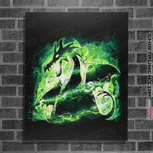 Load image into Gallery viewer, Secret_Shirts Posters / 4"x6" / Black Power Dragon