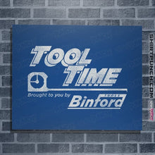Load image into Gallery viewer, Daily_Deal_Shirts Posters / 4"x6" / Royal Blue Tool Time