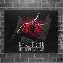 Load image into Gallery viewer, Secret_Shirts Posters / 4"x6" / Black Khonshu The Animated Series