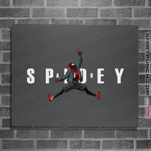 Load image into Gallery viewer, Shirts Posters / 4"x6" / Charcoal Air Spidey