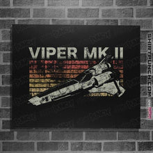 Load image into Gallery viewer, Shirts Posters / 4"x6" / Black Retro Viper MK II