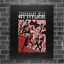 Load image into Gallery viewer, Shirts Posters / 4"x6" / Black Teens With Attitude