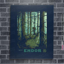 Load image into Gallery viewer, Shirts Posters / 4"x6" / Navy Visit Endor