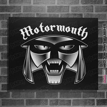 Load image into Gallery viewer, Shirts Posters / 4"x6" / Black Motormouth