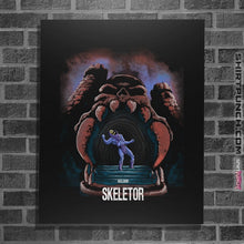 Load image into Gallery viewer, Shirts Posters / 4"x6" / Black The Skeletor