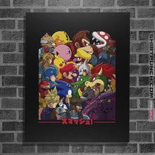 Load image into Gallery viewer, Shirts Posters / 4"x6" / Black Smash