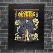 Load image into Gallery viewer, Shirts Posters / 4"x6" / Black The Shapeless Myers