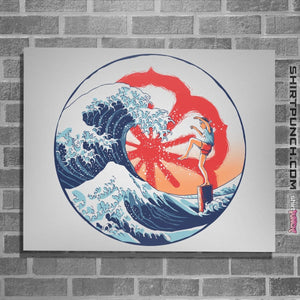 Shirts Posters / 4"x6" / White The Great Wave Of Miyagi