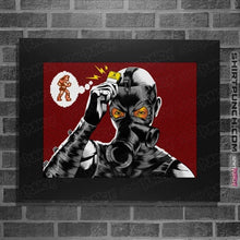 Load image into Gallery viewer, Daily_Deal_Shirts Posters / 4"x6" / Black I Can Read Your Memory Slot