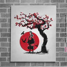 Load image into Gallery viewer, Shirts Posters / 4"x6" / White Ninja Under The Sun