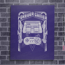 Load image into Gallery viewer, Shirts Posters / 4"x6" / Violet Forever Gamer