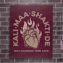 Load image into Gallery viewer, Shirts Posters / 4"x6" / Maroon Kali Maa