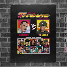 Load image into Gallery viewer, Shirts Posters / 4"x6" / Black Tom Hanks Fighter