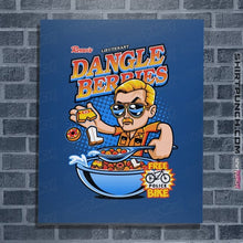 Load image into Gallery viewer, Daily_Deal_Shirts Posters / 4"x6" / Royal Blue Dangle Berries
