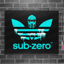 Load image into Gallery viewer, Shirts Posters / 4"x6" / Black Sub-Zero