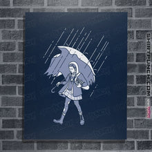 Load image into Gallery viewer, Daily_Deal_Shirts Posters / 4"x6" / Navy It Can't Rain Salt All The Time