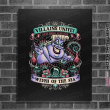Load image into Gallery viewer, Daily_Deal_Shirts Posters / 4"x6" / Black Villains Unite Ursula