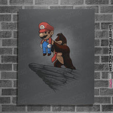 Load image into Gallery viewer, Shirts Posters / 4"x6" / Charcoal Gaming King