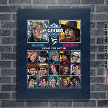 Load image into Gallery viewer, Daily_Deal_Shirts Posters / 4"x6" / Navy Time Fighters 3rd vs 4th