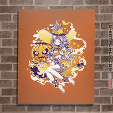 Load image into Gallery viewer, Shirts Posters / 4&quot;x6&quot; / Orange Pumpkin Spice Witch
