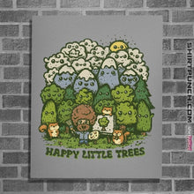 Load image into Gallery viewer, Daily_Deal_Shirts Posters / 4"x6" / Sports Grey Happy Trees