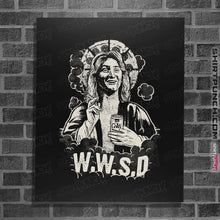 Load image into Gallery viewer, Shirts Posters / 4"x6" / Black WWSD