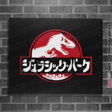 Load image into Gallery viewer, Secret_Shirts Posters / 4&quot;x6&quot; / Black Jurassic Japan
