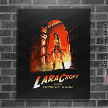Load image into Gallery viewer, Shirts Posters / 4&quot;x6&quot; / Black Indiana Croft
