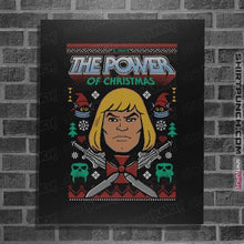 Load image into Gallery viewer, Shirts Posters / 4"x6" / Black The Power Of Christmas