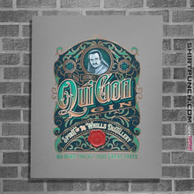Load image into Gallery viewer, Daily_Deal_Shirts Posters / 4"x6" / Sports Grey Qui Gon Gin